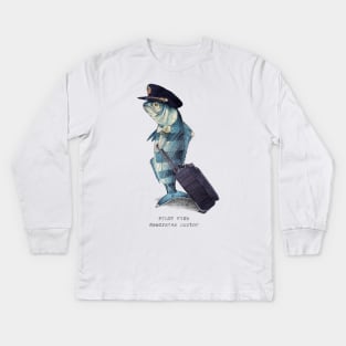 The Pilot Kids Long Sleeve T-Shirt